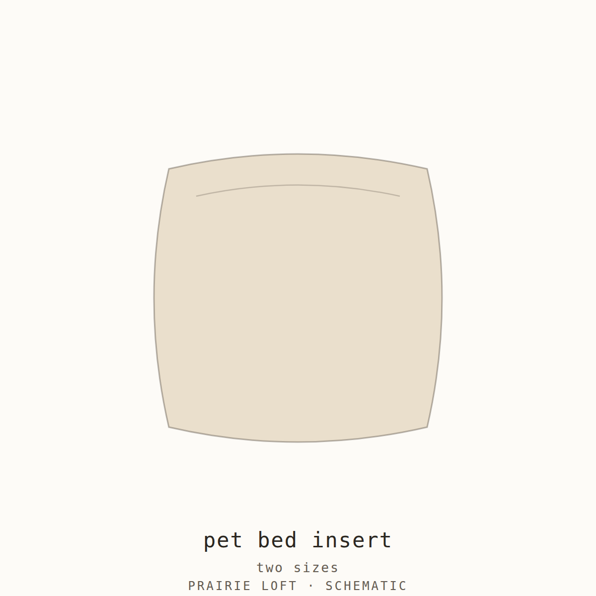 Pellon pet bed insert