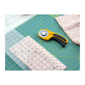 OLFA Double Sided Rotary Mat — 24" x 36", Green — product photo