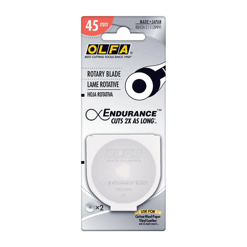OLFA Endurance Rotary Blades — 45mm, 2 ct — product photo
