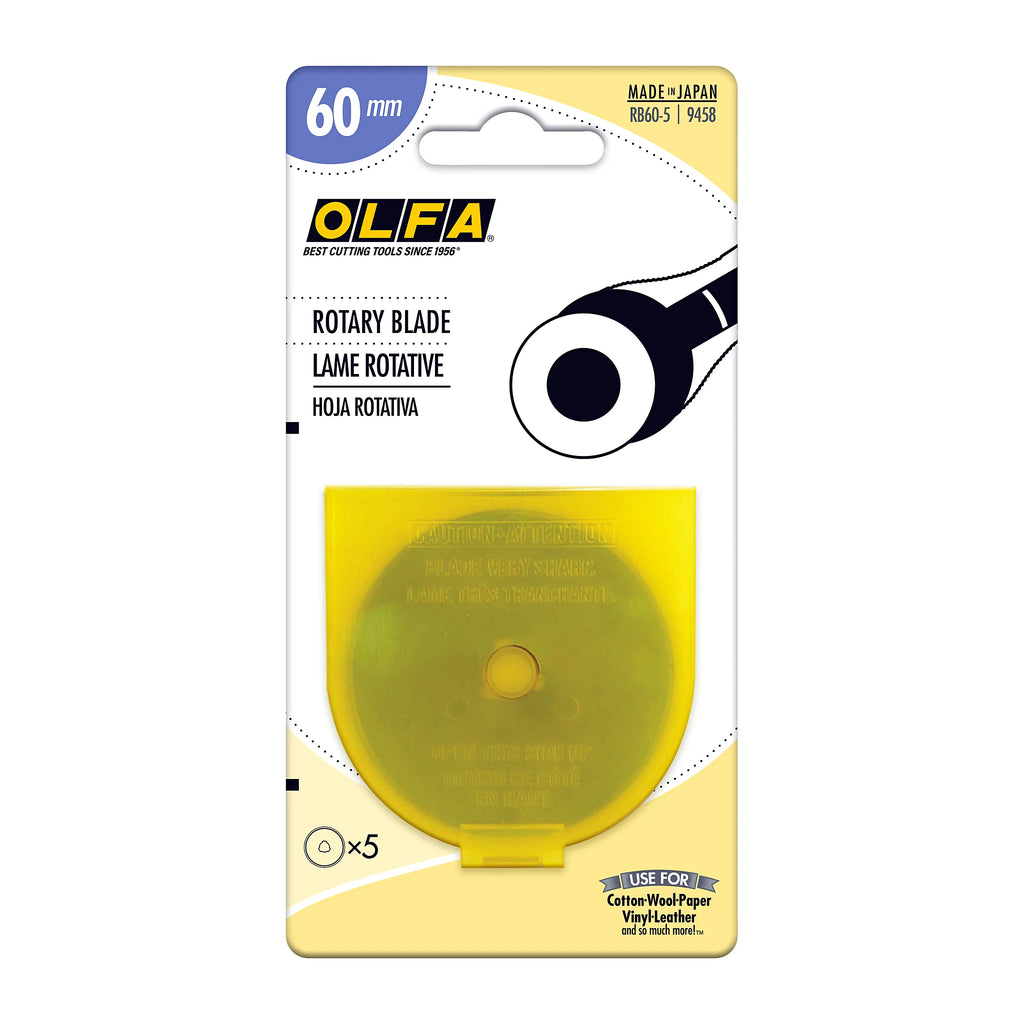 OLFA Rotary Blades — 60mm, 5 ct — product photo