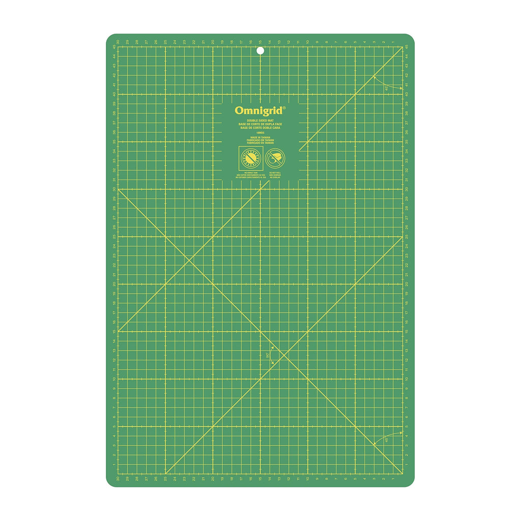 Omnigrid Double-Sided Cutting Mat — 12" x 18" — product photo