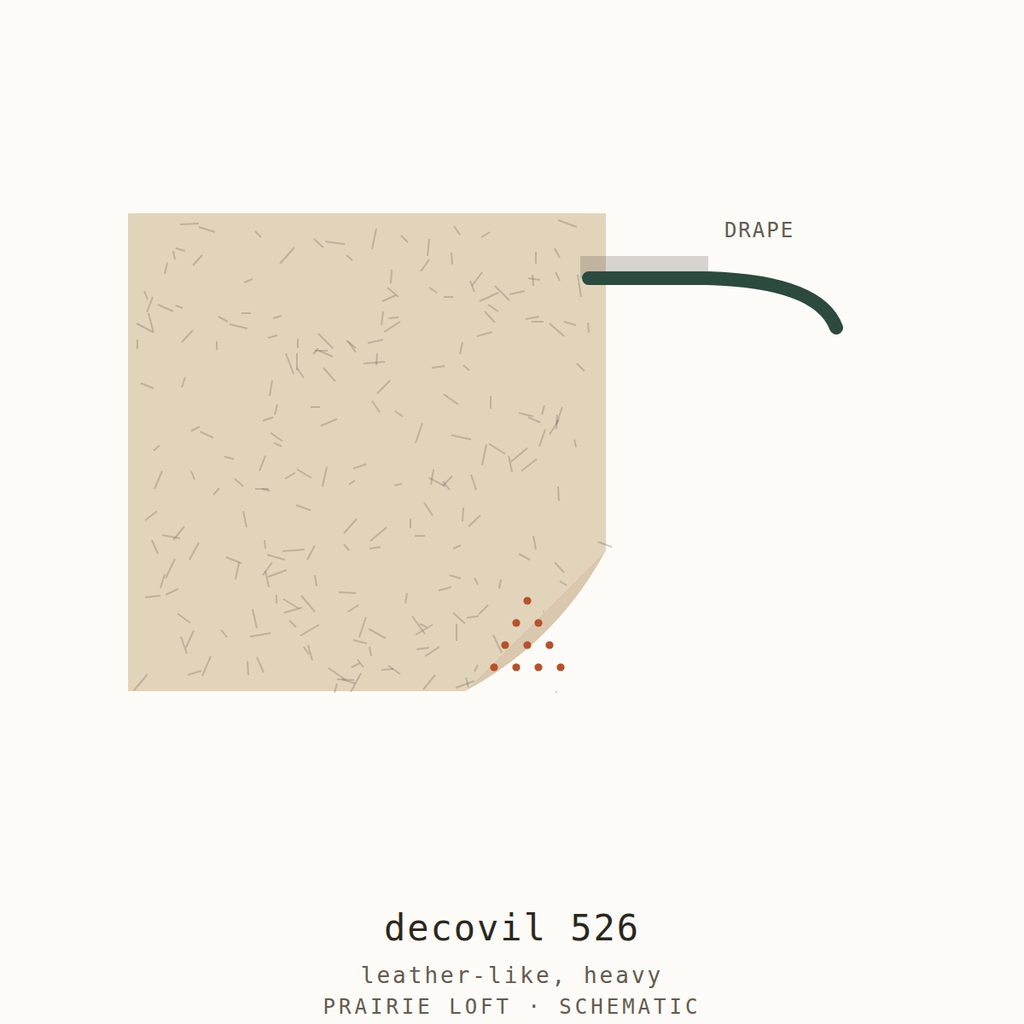 Pellon interfacing swatch — surface texture, fusible side and drape stiffness test