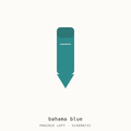 Schematic drawing of a bahama blue fabric marker